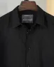 Black Old Money Striped Shirt | MS-276