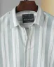 Multicolor Remi Cotton Old Money Striped Shirt | MS-277