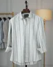 Multicolor Remi Cotton Old Money Striped Shirt | MS-277