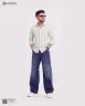Multicolor Remi Cotton Old Money Striped Shirt | MS-277
