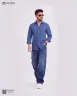 Blue Duel Tone Old Money Striped Shirt | MS-273