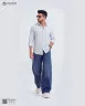Multicolor Remi Cotton Old Money Striped Shirt | MS-268